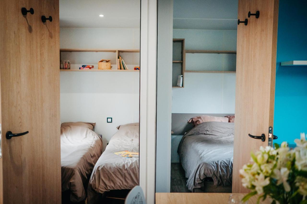 Mobil Home Xxl 4 Chambres - Camping Le Giessen Bassemberg ภายนอก รูปภาพ